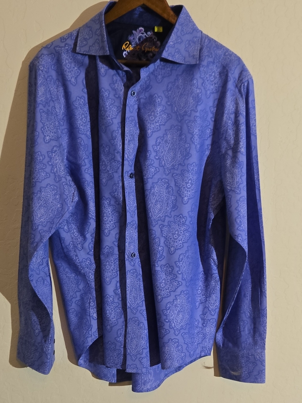 Robert Graham Periwinkle Paisley Dress Shirt